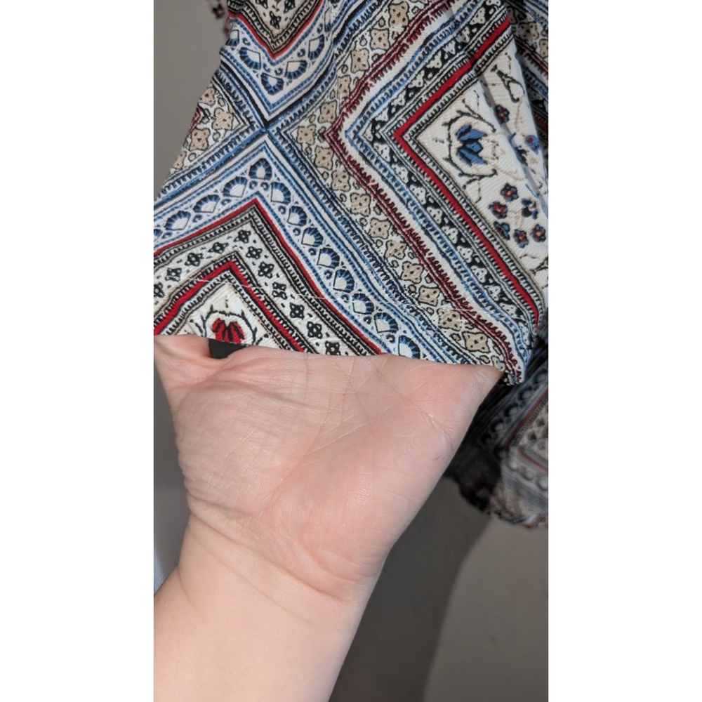 J.Jill Tunic XLP White Red Blue Patterned, Women's - Picture 5 of 9